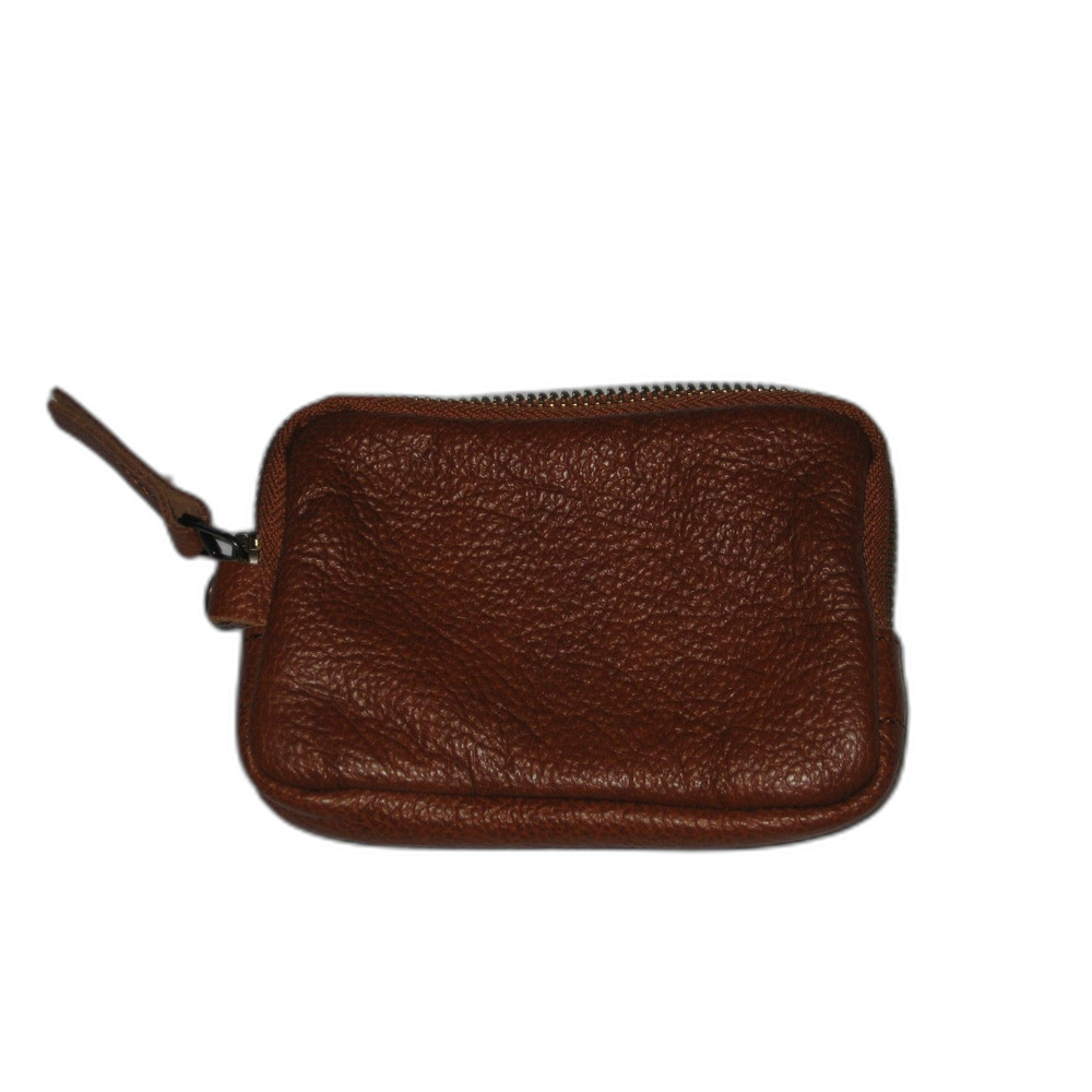 Milloo brown leather pouch